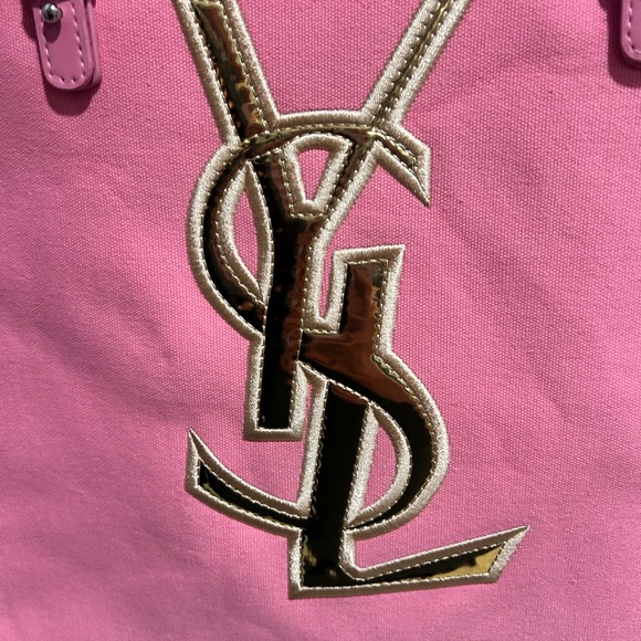 YSL Beauty Pink Women's Tote Bag - GWP 13.5 x 13.5 - New!! - Picture 8 of 12